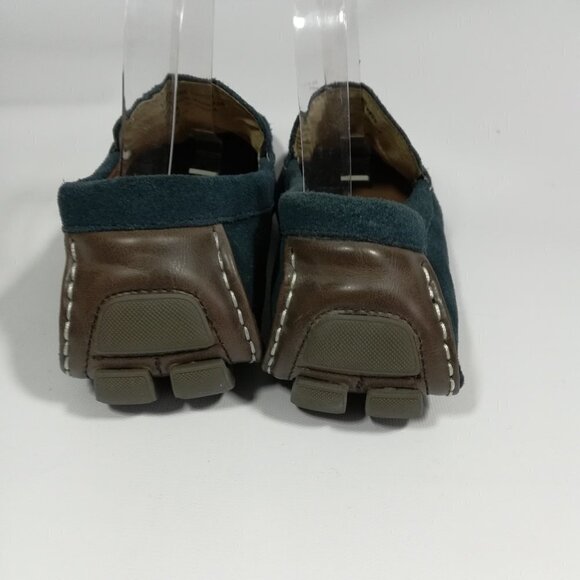 Alfani Blue Leather Driving Moccasins Size 7 - Picture 12 of 16